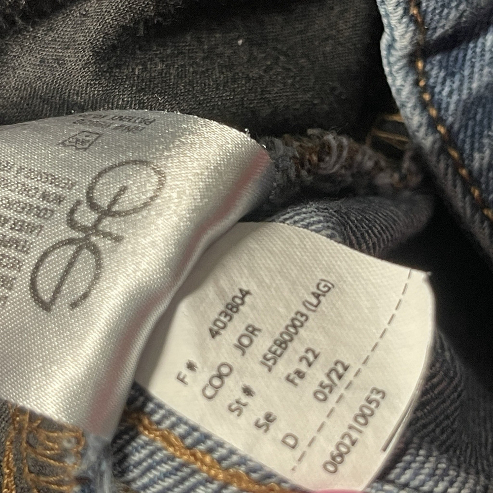 Sam Edelman Womens Jeans Sz 30 High Rise Slim Straight Blue Denim Dark Wash $129 - Picture 7 of 9